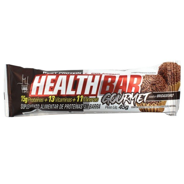 Healthbar Gourmet 12X45G Brigadeiro