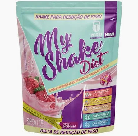 My Shake Diet Sabor Morango 360g | Wod Nutrition