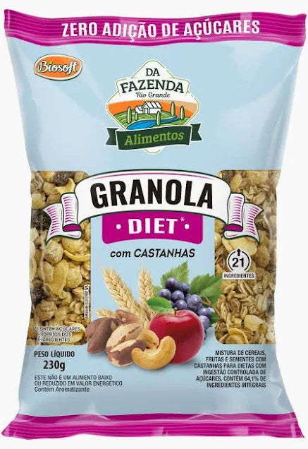 GRANOLA INT.DIET 230G C/CASTANHAS