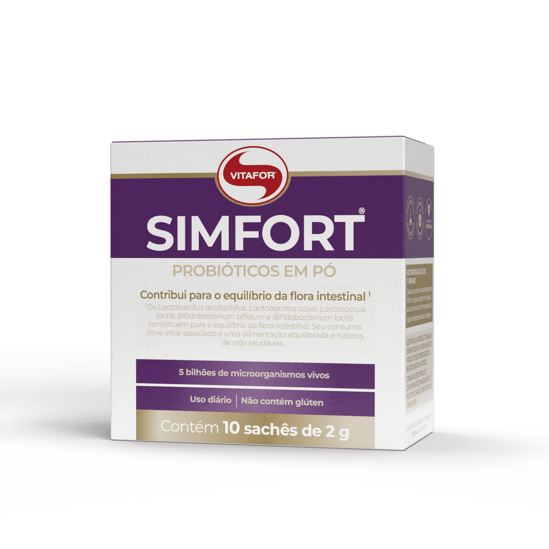 Simfort probióticos 10 sachês de 2g | Vitafor
