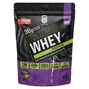 Black Wod Whey Protein Chocolate C/Creatina 900g Wod Nutrition