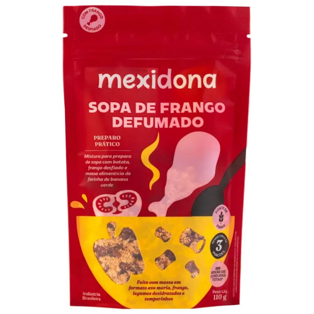 Sopa Sem Glúten 110g Frango Defumado - Mexidona