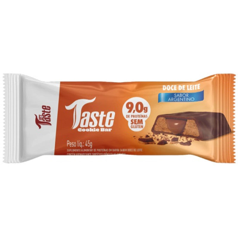 Cookies bar proteína sem glúten 12x45g sabor doce de leite | mrs taste