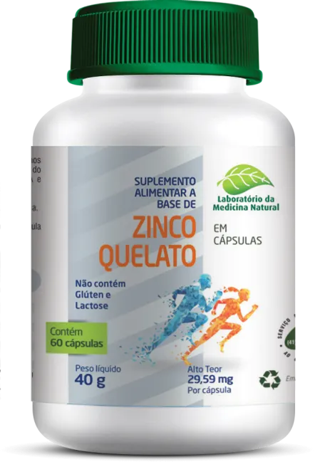 Zinco Quelato 60 cápsulas | Medinal