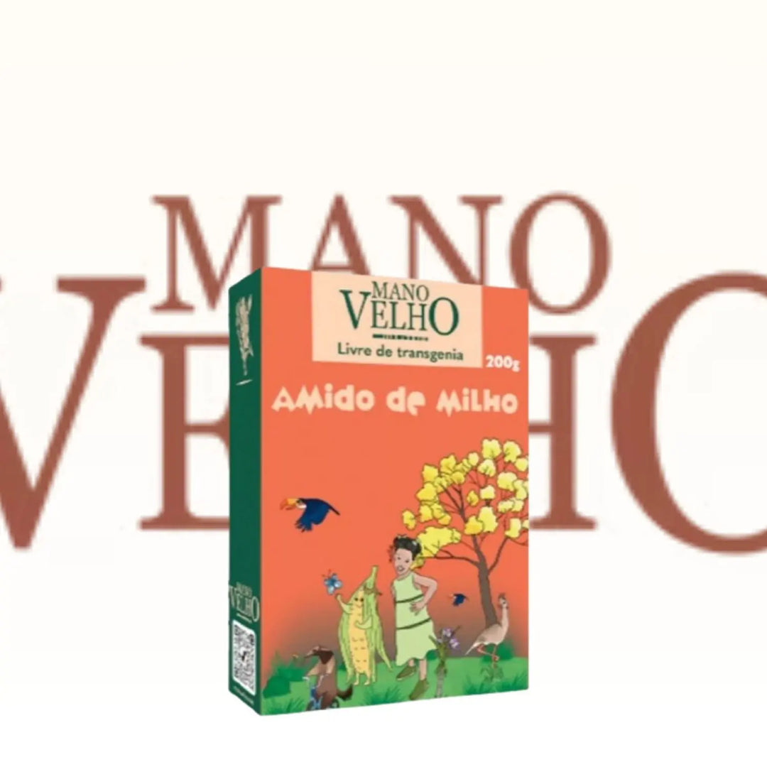 Amido de milho livre de transgenia 200g | mano velho