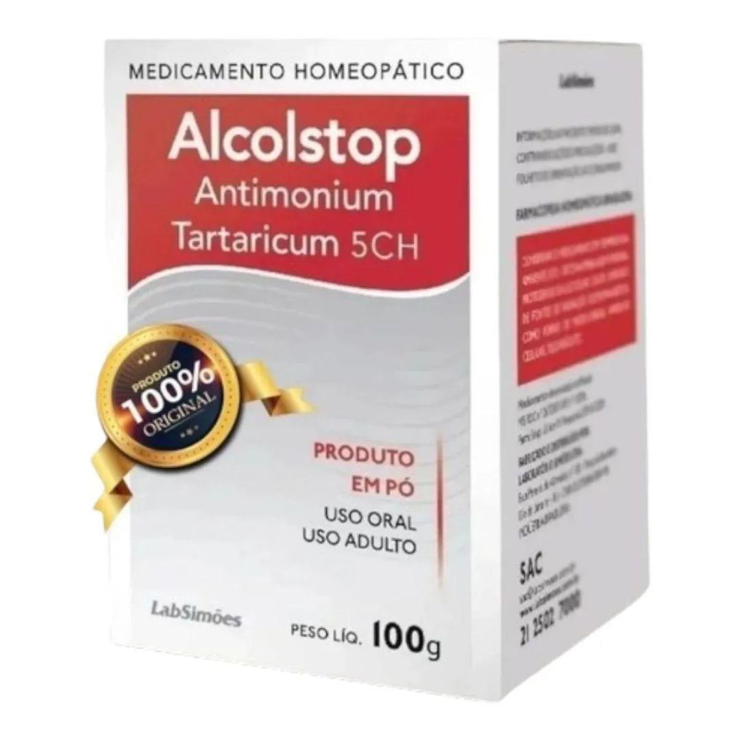 ALCOLSTOP (ANTIMONIUM TARTARICUM) PO 100G