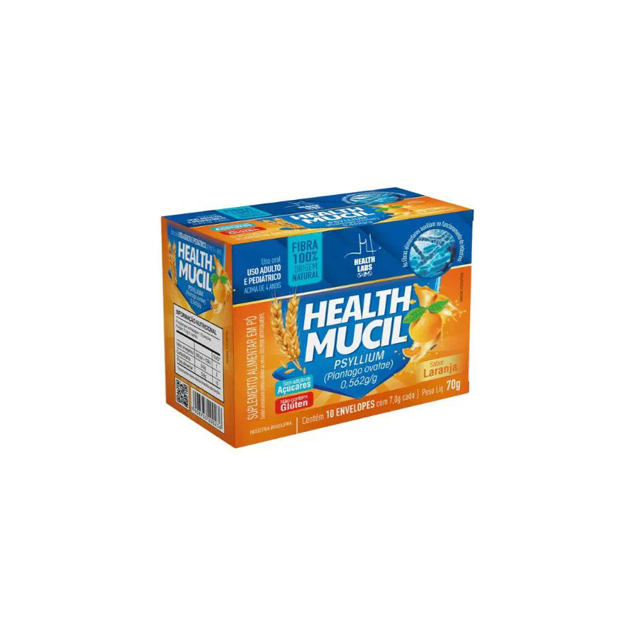 Health Mucil 10 envelopes 70g Laranja | Health Labs
