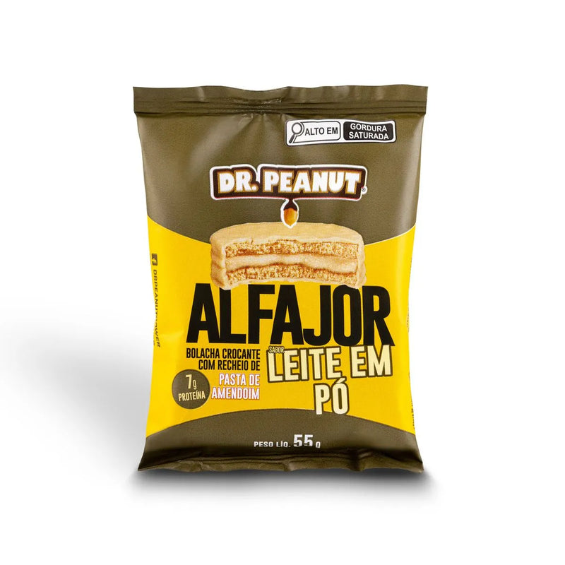 Display Alfajor sabor Leite em Pó 12X55G - Dr Peanut