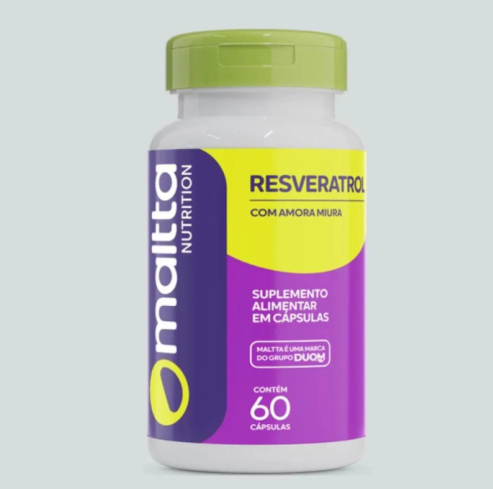Resveratrol com Amora Miura 60 cápsulas | Maltta