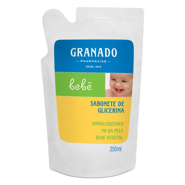 SABONETE LIQ.GLICERINA BEBE (REFIL) 250ML TRAD.