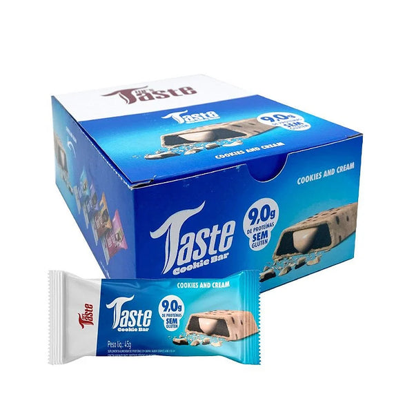 COOKIES BAR PROTEÍNA S/GLUTEN 12X45G COOKIES CREAM