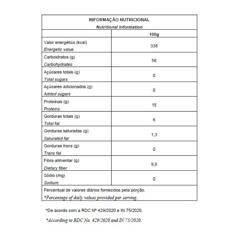 Aveia Flocos Integral Sem Glúten 200G Vitalin