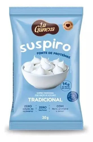 Suspiro Zero Açúcar/Glúten/Lactose 30g Tradicional | La Ganexa