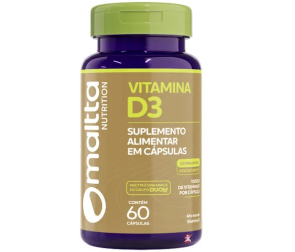 Vitamina D3 1000UI 60 cápsulas | Maltta
