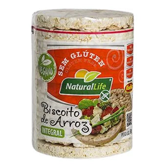 Biscoito De Arroz Integral Natural Life