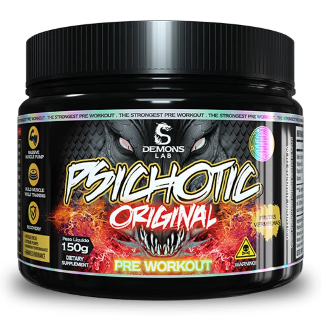 Pré-Treino Psychotic Original 150g Fruit Punch | Demons Lab