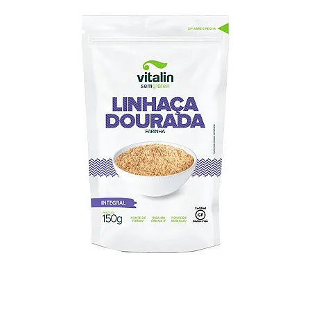 FARINHA LINHACA DOURADA INT.VEG.S/GLUTEN 150G