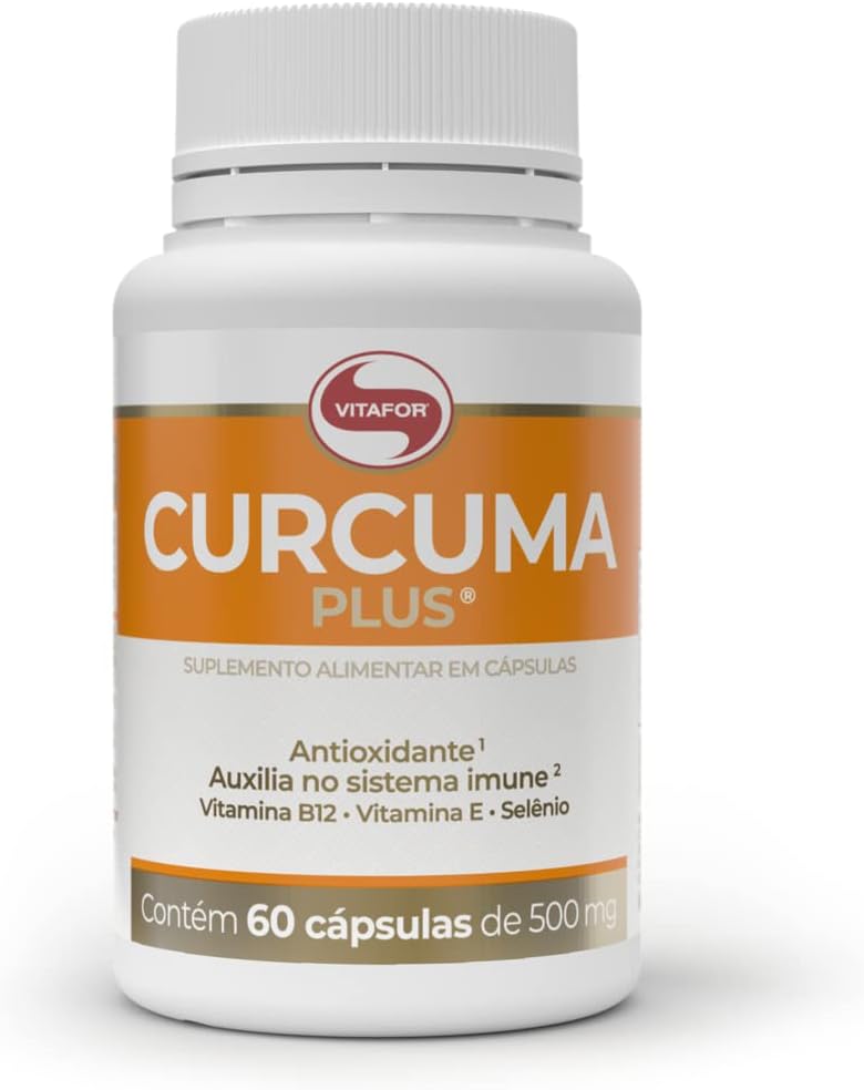 Curcuma Plus - 60 Cápsulas Vitafor