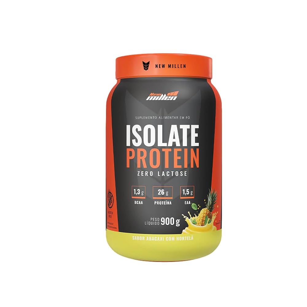 Isolate Protein Zero Lactose 900g - Abacaxi com Hortelã - New Miillen