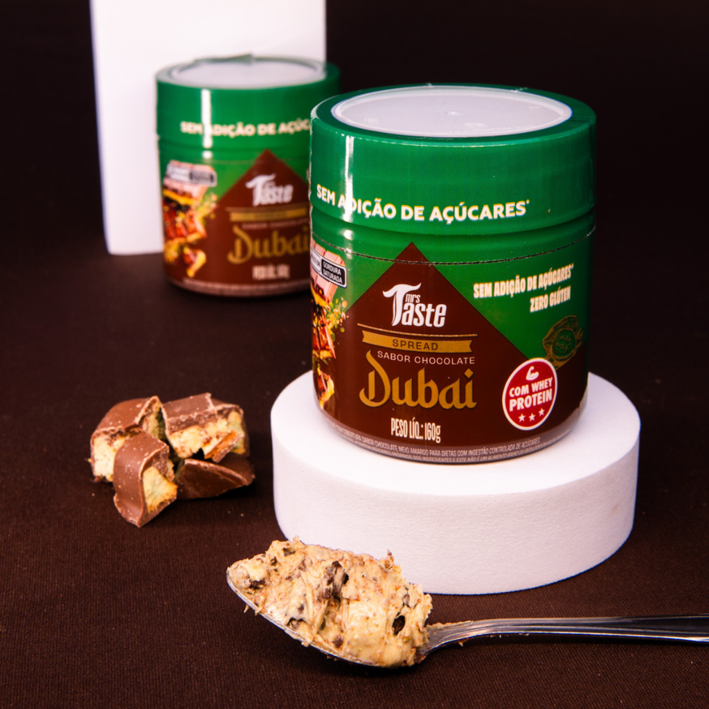 Pasta de Pistache estilo Dubai, com chocolate 160g - Mrs taste