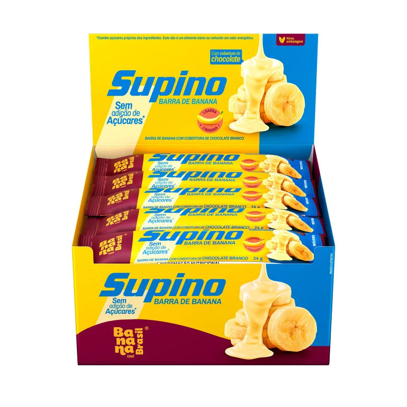 SUPINO ZERO ACUC.20X24G BAN./NOZES/DAM.C/COB.CHOC.BRANCO
