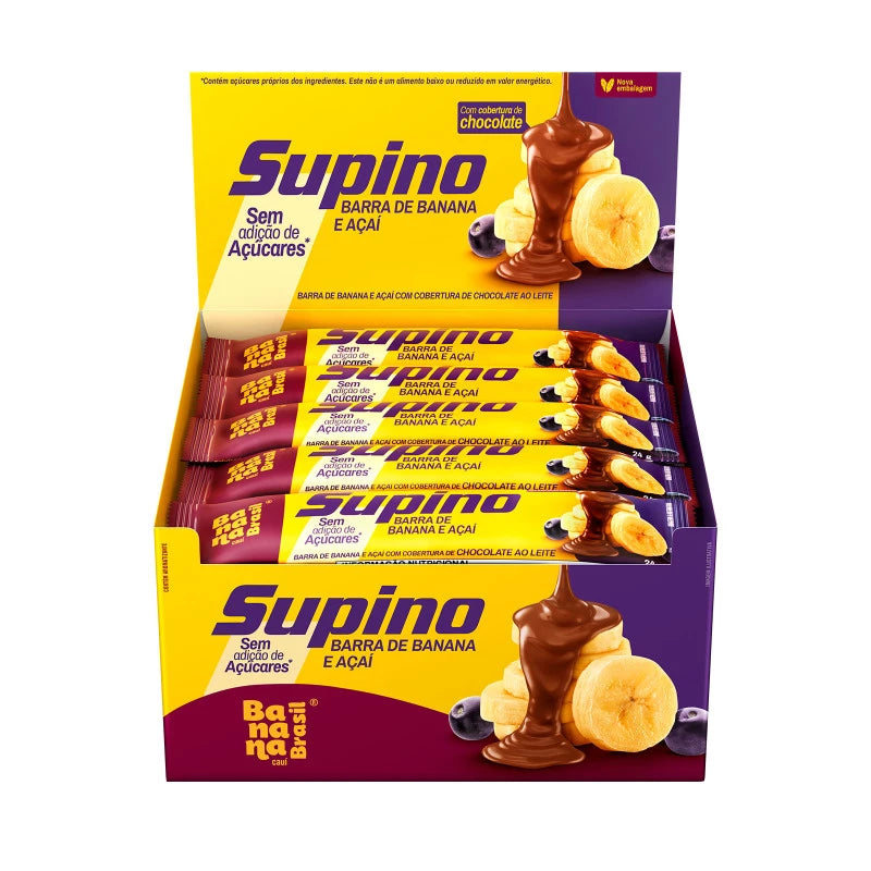 Supino Protein Zero Açúcar 12x30g Cappuccino | Banana Brasil