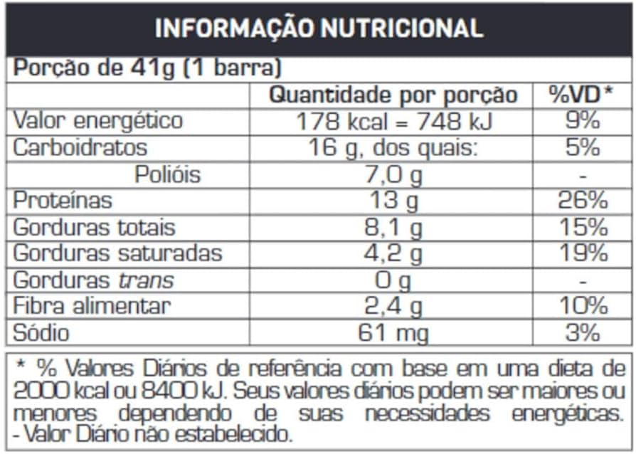 Top Whey Bar - 12 Unidades De 41g Brigadeiro - Max Titanium
