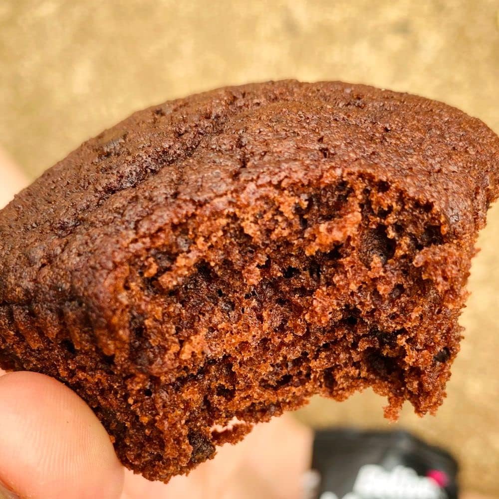 Muffin Double Chocolate Sem Açúcar Sem Glúten Sem Lactose Belive 40g Display com 10 unidades