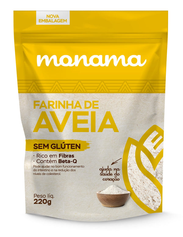 FARINHA DE AVEIA S/GLUTEN 220G