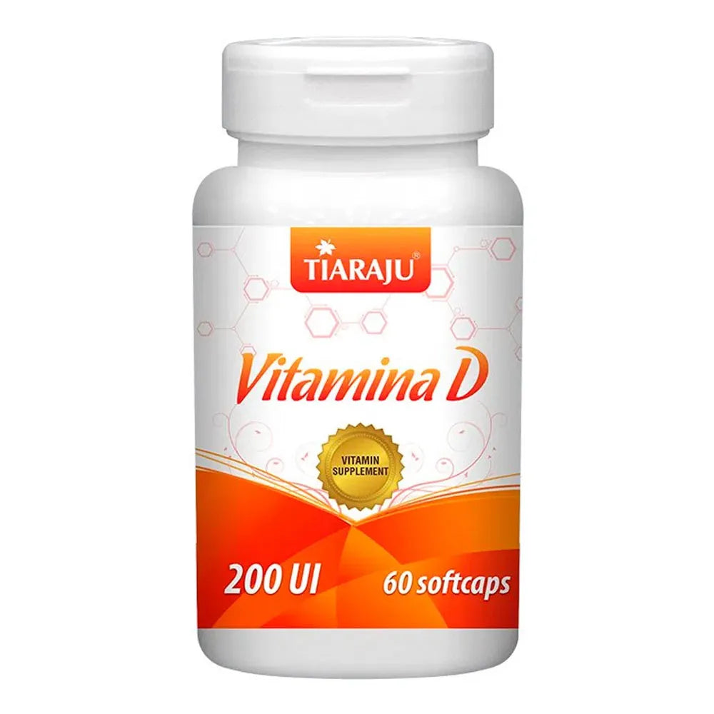 Vitamina D 200Ui 60 Cápsulas De 200mg Tiaraju