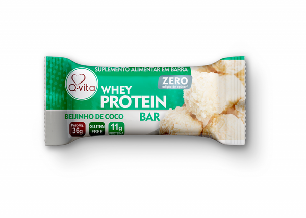 Barra Whey Beijinho Sem Açúcar 18 Und