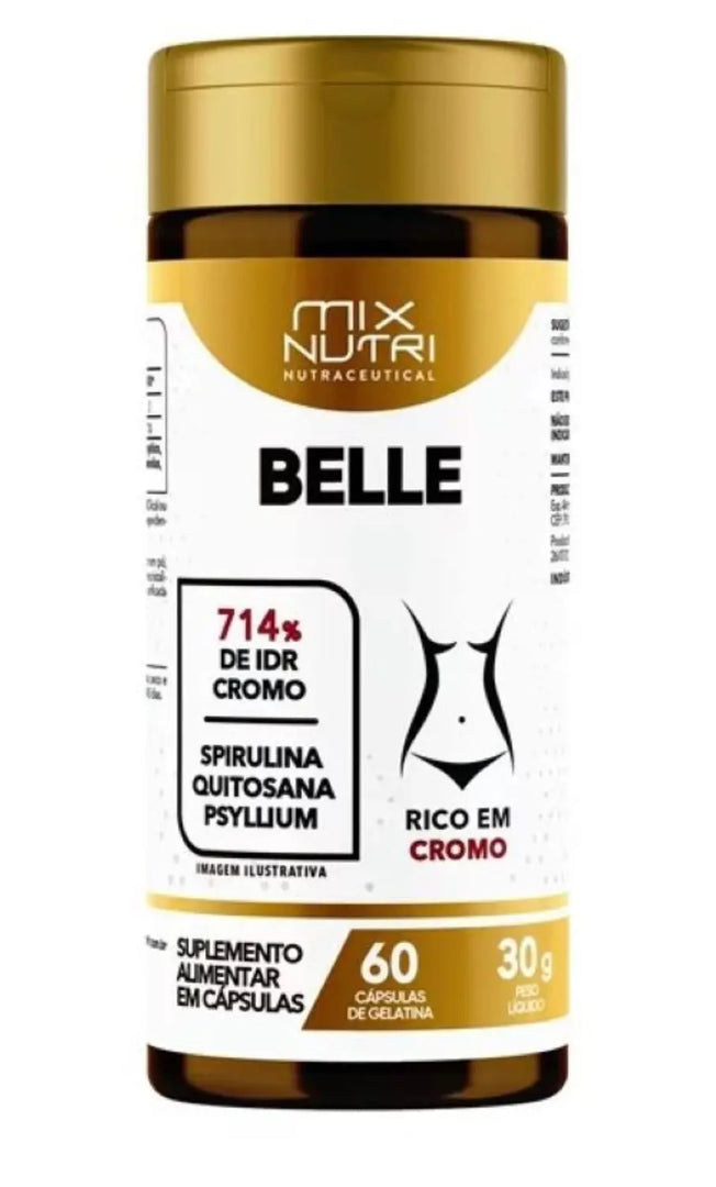 Belle Rico em Cromo 30g 60 cápsulas | Mix Nutri