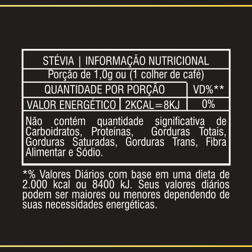 Adoçante 100% Natural Stévia 40g Color Andina