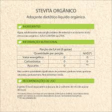 Adoçante Dietético c/ Stevia Orgânico 30ml Stevita