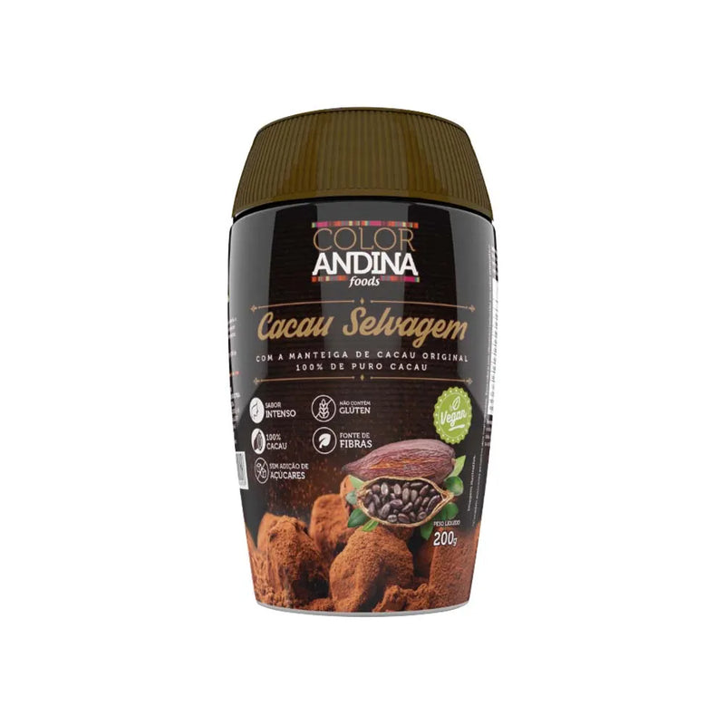 CACAU SELVAGEM 100% PURO 200G