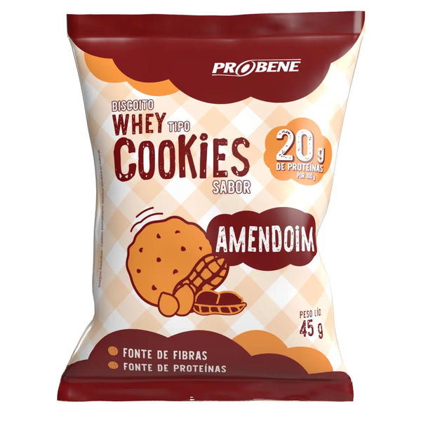COOKIE WHEY PROTEICO 45G AMENDOIM