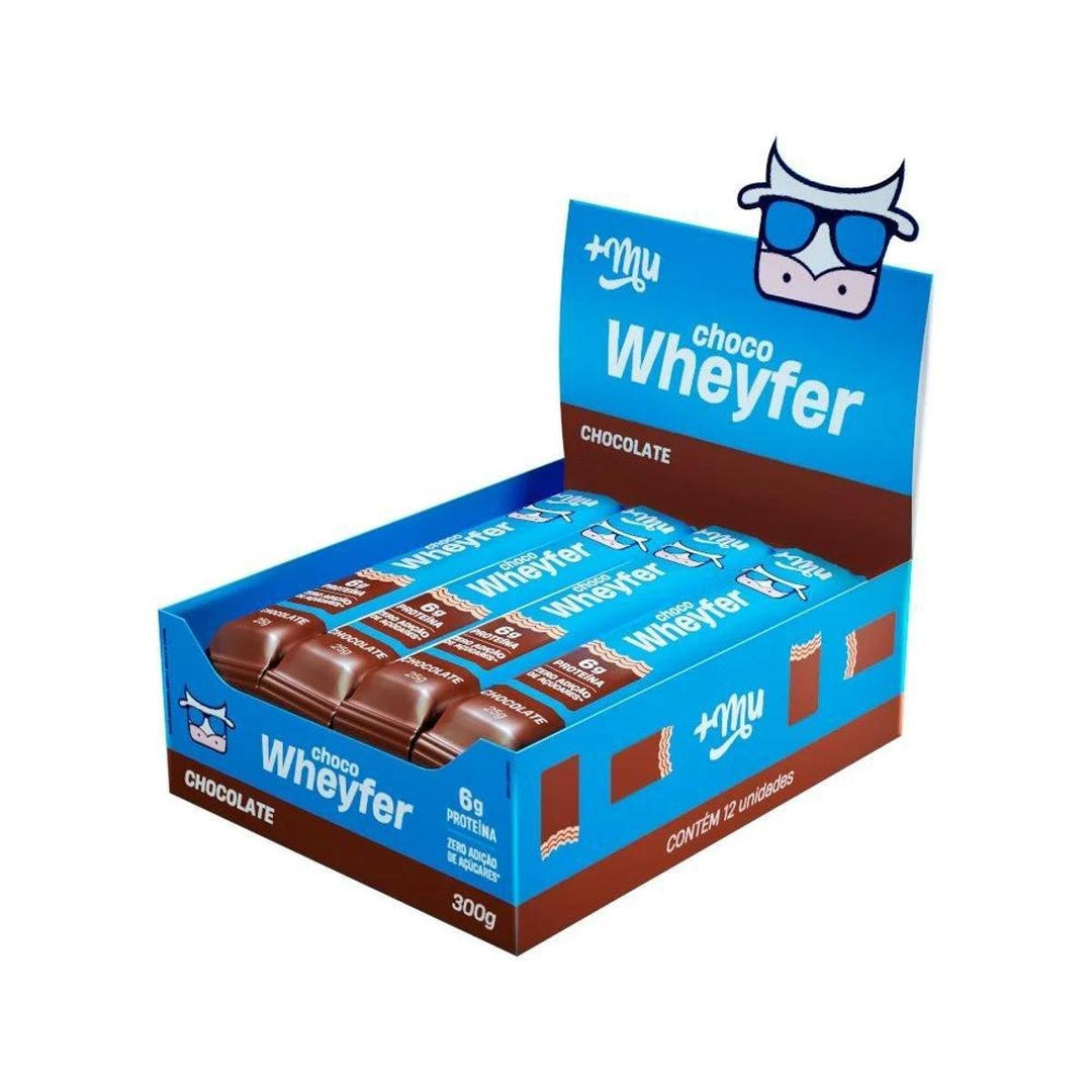 Mais Mu Chocowheyfer Proteico Chocolate 25G Pacote Com 12 Unidades