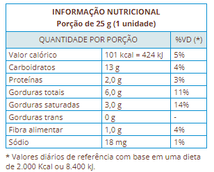 Alfajor Levslim Chocolate Branco 12 unidades 25g Suavipan