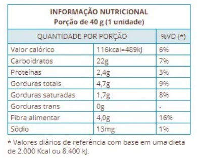 Bolinho Sabor Beijinho Zero Açúcar 12 unidades 40g Suavipan