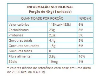 Bolinho Churros C/Doce de Leite Zero Açúcar 12 unidades 40g Suavipan