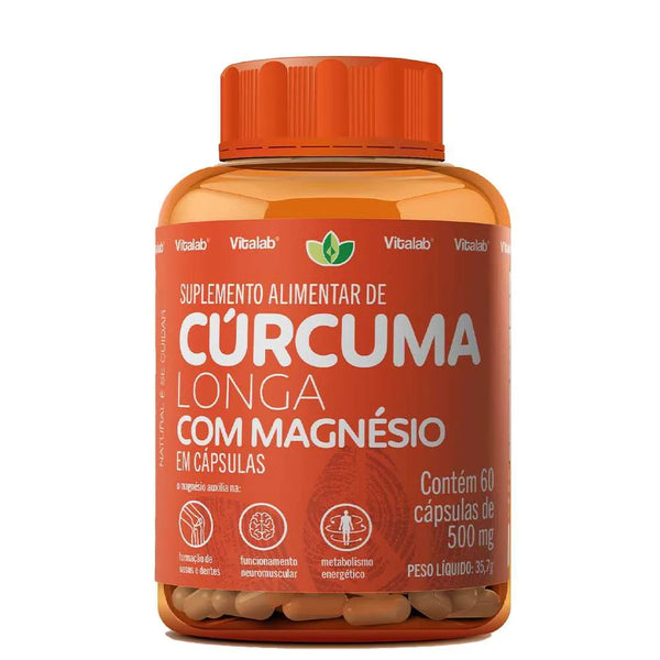 CURCUMA LONGA C/MAGNESIO 500MG 60CPS
