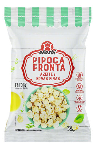 Pipoca Pronta De Azeite E Ervas Finas, Okoshi