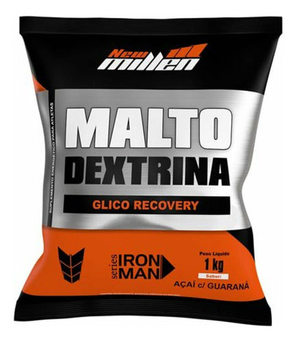 Maltodextrina Refil Açaí Con Guaraná, New Millen, 1000g