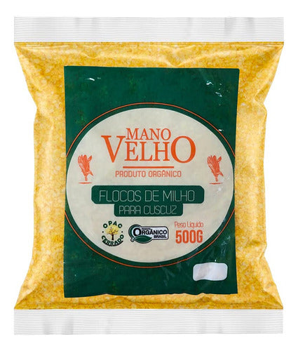Flocos De Milho Orgânico Mano Velho 500g