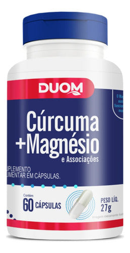 CURCUMA COM MAGNÉSIO 60 CAPSULAS - DUOM