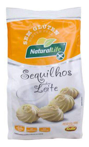 Sequilho Sabor Leite sem Glúten natural Life 180g