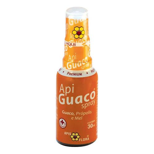 Apiguaco Spray Propólis Mel e Guaco 30 Ml Apis Flora