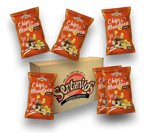 Kit 4 Sertanitos 50g Mandioca Sal