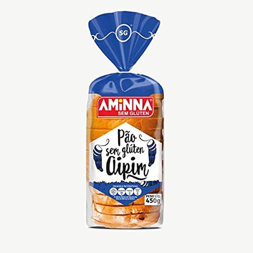 Pao Sem Gluten 450g Aipim - Aminna