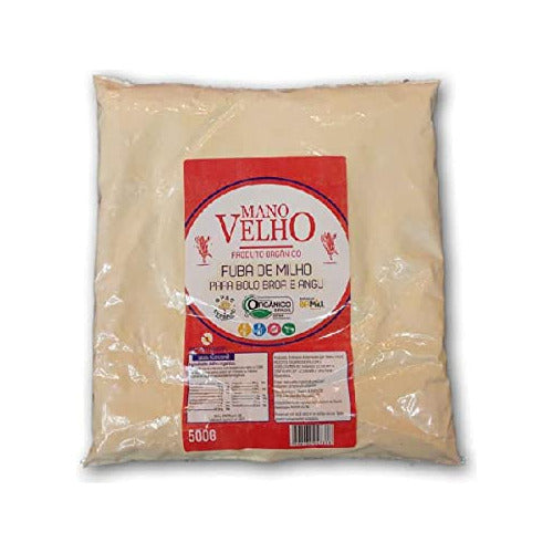 Fubá De Milho Orgânico Mano Velho 500g